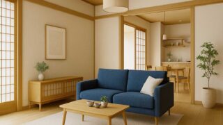 家族みんなでくつろげる、ぬくもりに包まれたリビング空間